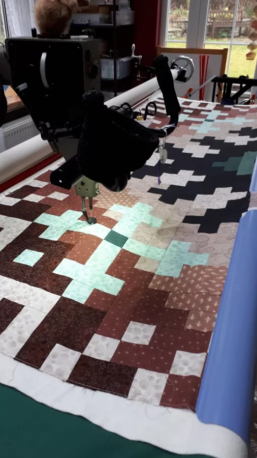 Embroidery with Long Arm Quilting Machine